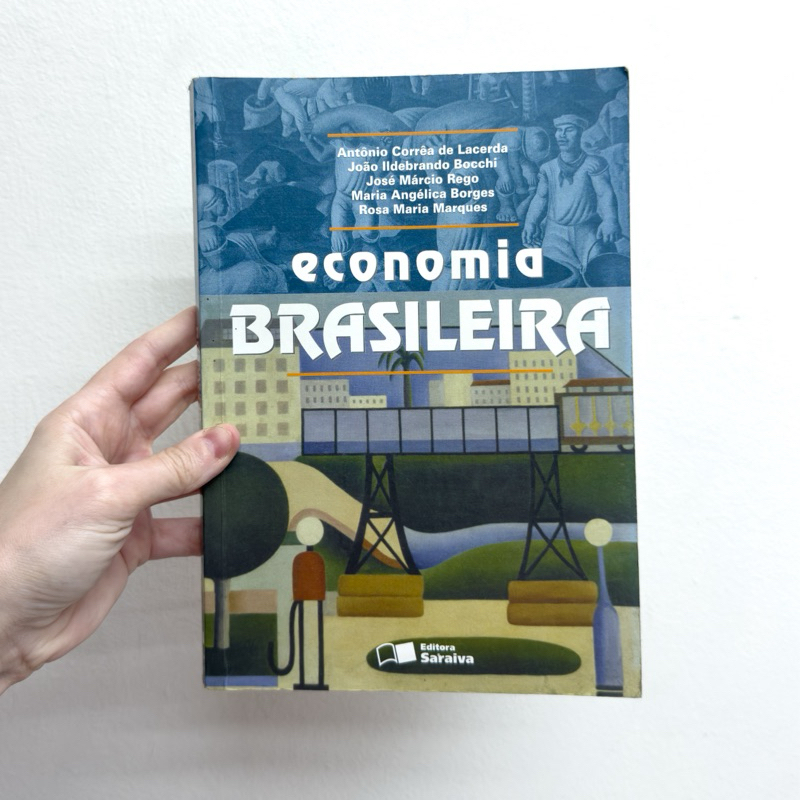Livro Economia Brasileira -  Antonio Correa Lacerda | Brechó | Bazar | Desapego | Sebo