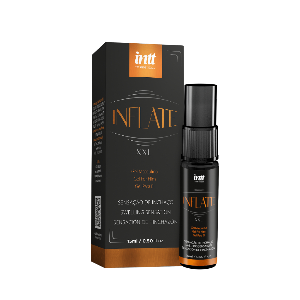 Gel Dilatador Peniano E Prolongador De Ereção Inflate 15ml - Neutra