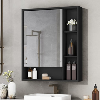 LIQUIDA!!! Armário Banheiro com Espelheira Porta Selene - Várias Cores