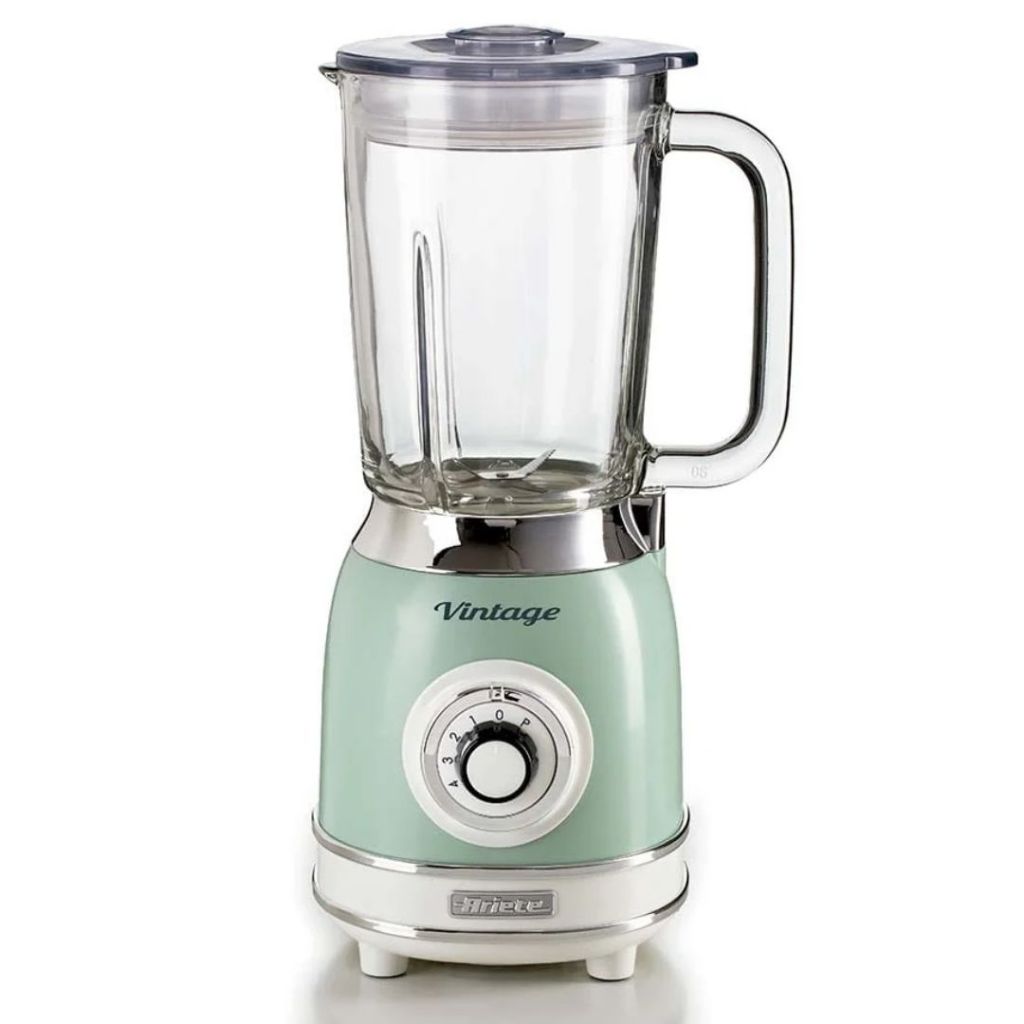 Liquidificador Ariete Vintage Verde /  Copo de Vidro de 1,5L / 1000W / 4 velocidades