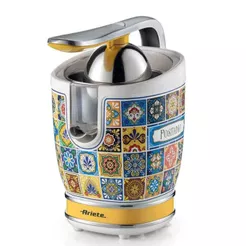 Espremedor de Frutas Ariete / Positano / Bico gotejador em aço inox / Alavanca de pressão