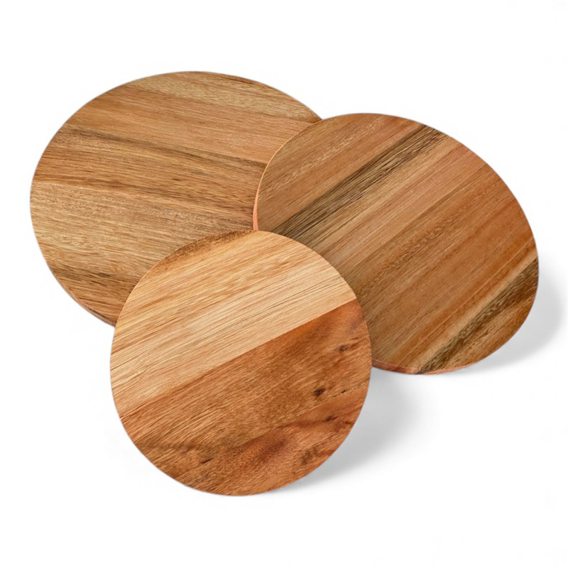 Tábua Redonda Bolacha Pizza Frios Petisqueira Madeira em Oferta na Shopee