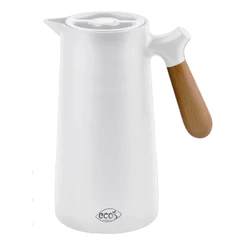 Garrafa Térmica Café Chá 1 litro Cabo Madeira Ecos Wood
