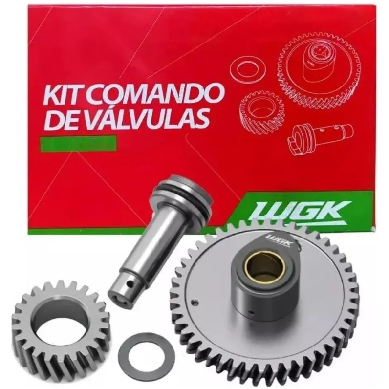 Kit Comando Válvulas C/ Engrenagem Wgk Cg 125 Titan Até 1999