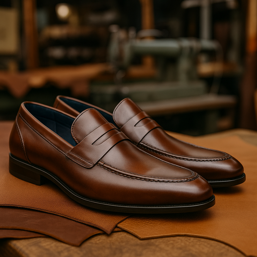 Sapato Social Homem Moderno Couro Nobre Loafer Fechado Sem Cadarço Sola borracha Esporte Fino Noivo