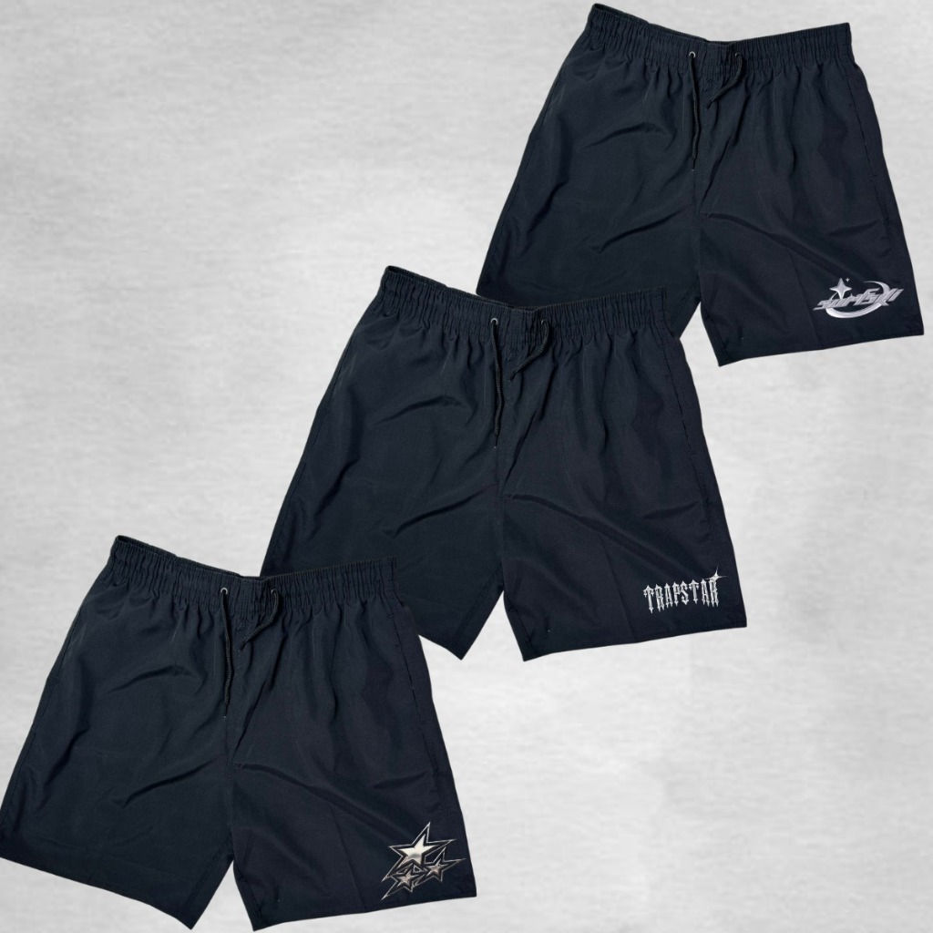3 Shorts Bermuda Elastano Kit STREET WEAR 01, Ideal Para Treinos, Academia, Corrida, Esportes