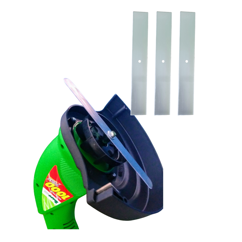 Kit 03 Lâminas PARA Aparador de Grama Elétrico fio nylon Cid,Vonder,Vulcan, garthen, famstil, tekna