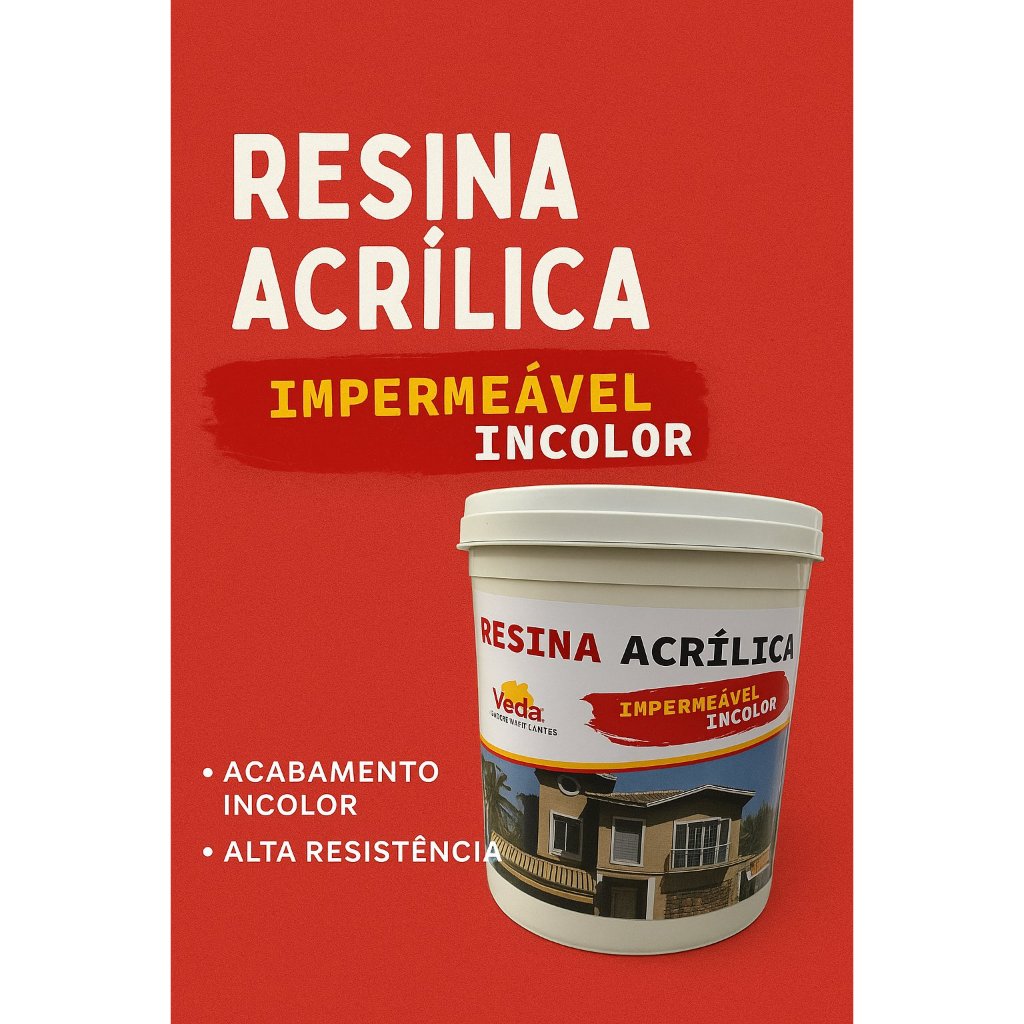 VEDA + RESINA ACRÍLICA TRANSPARENTE 3,6L FACHADA,PISO