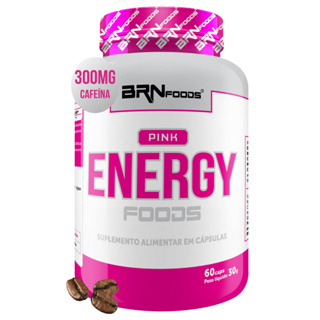 Pré Treino Pink Energy Foods 60 e 120 Cáps – BRNFOODS em Oferta na Shopee
