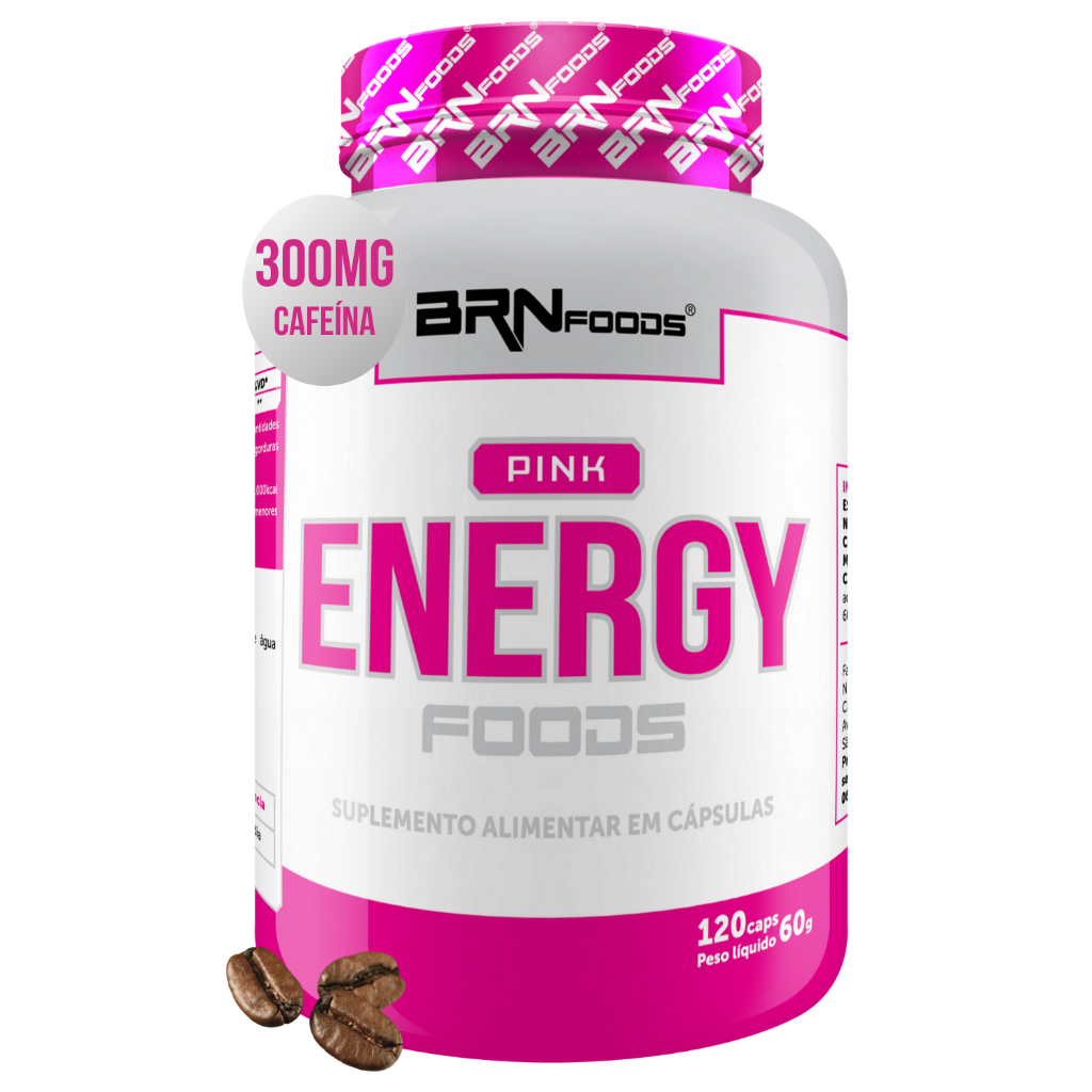 Pré Treino Pink Energy Foods 120 Caps – BRNFOODS