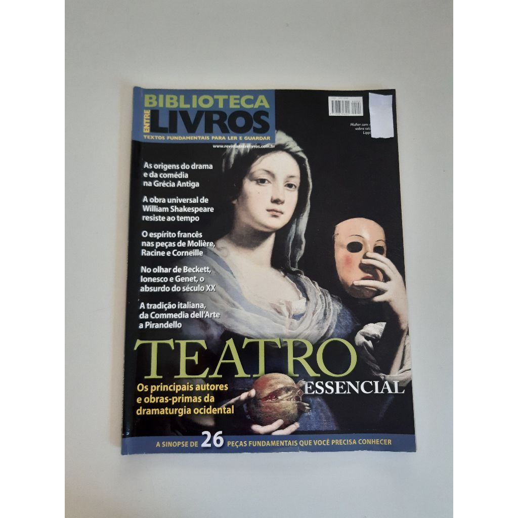 Revista Biblioteca Entre Livros Teatro Essencial Ad86 (Usado)