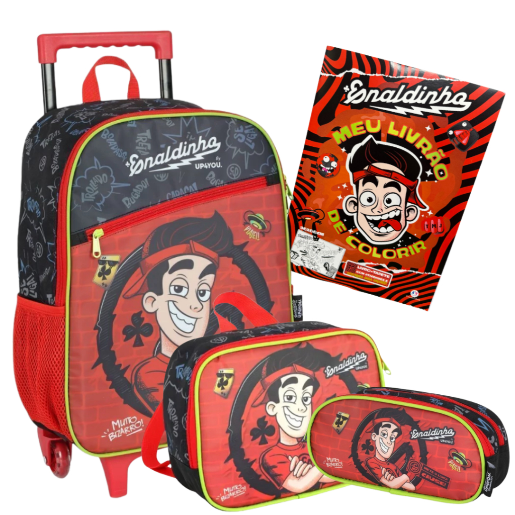 Mochila Estojo Lancheira Enaldinho: Onde Comprar | BuscaProdutos