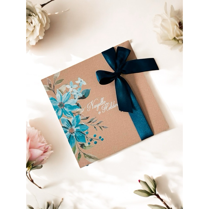 Caixa Convite Padrinhos Personalizada - 6 Tamanhos - Várias Cores em Oferta na Shopee