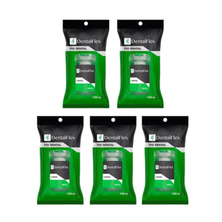 Kit 5 Fio Dental Dentalflex 100M em Oferta na Shopee