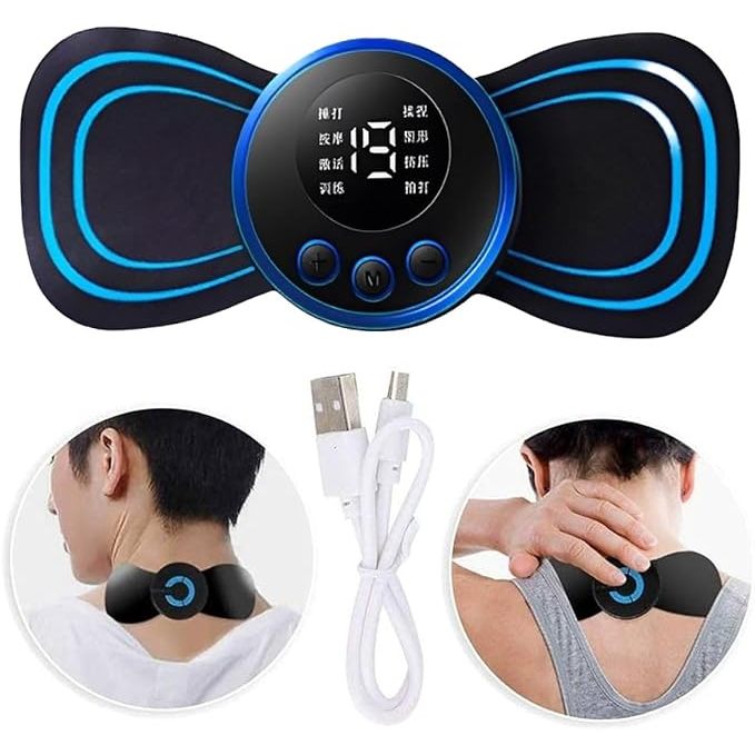 Mini Massageador Portátil Elétrico Cervical - Alivia Dores no Corpo , Dia a dia , blackfriday*