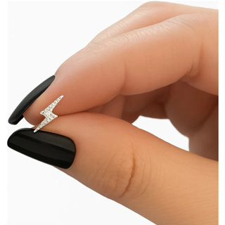 Piercing Raio Com Zircônias Cravejado Aço Cirúrgico Rosca Interna em Oferta na Shopee