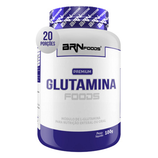 Glutamina Premium Foods 100g - BRN Foods em Oferta na Shopee