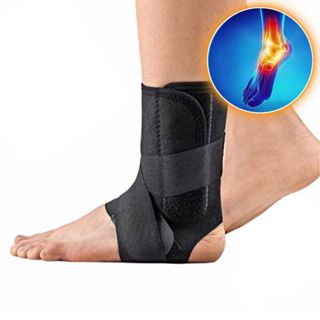 Tornozeleira Estabilizadora Com Talas Laterais Hidrolight Ortopedico Fisioterapia Fratura Lesão em Oferta na Shopee