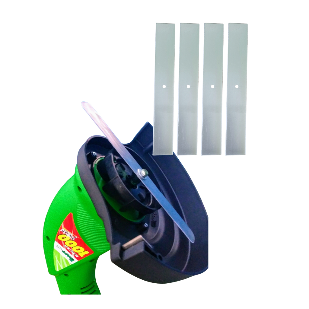 Kit 04 Lâminas P/ Aparador de Grama Elétrico fio nylon Cid, Vonder, Vulcan, Garthen, Famstil, Tekna