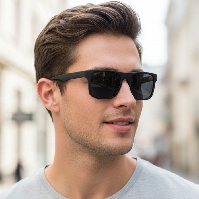 Óculos de Sol Selt Quadrado Premium Flexivel Clássico uv400 Unissex em Oferta na Shopee