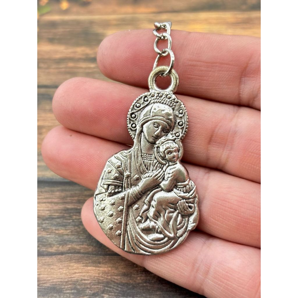Chaveiro Nossa Senhora do Perpétuo Socorro em metal