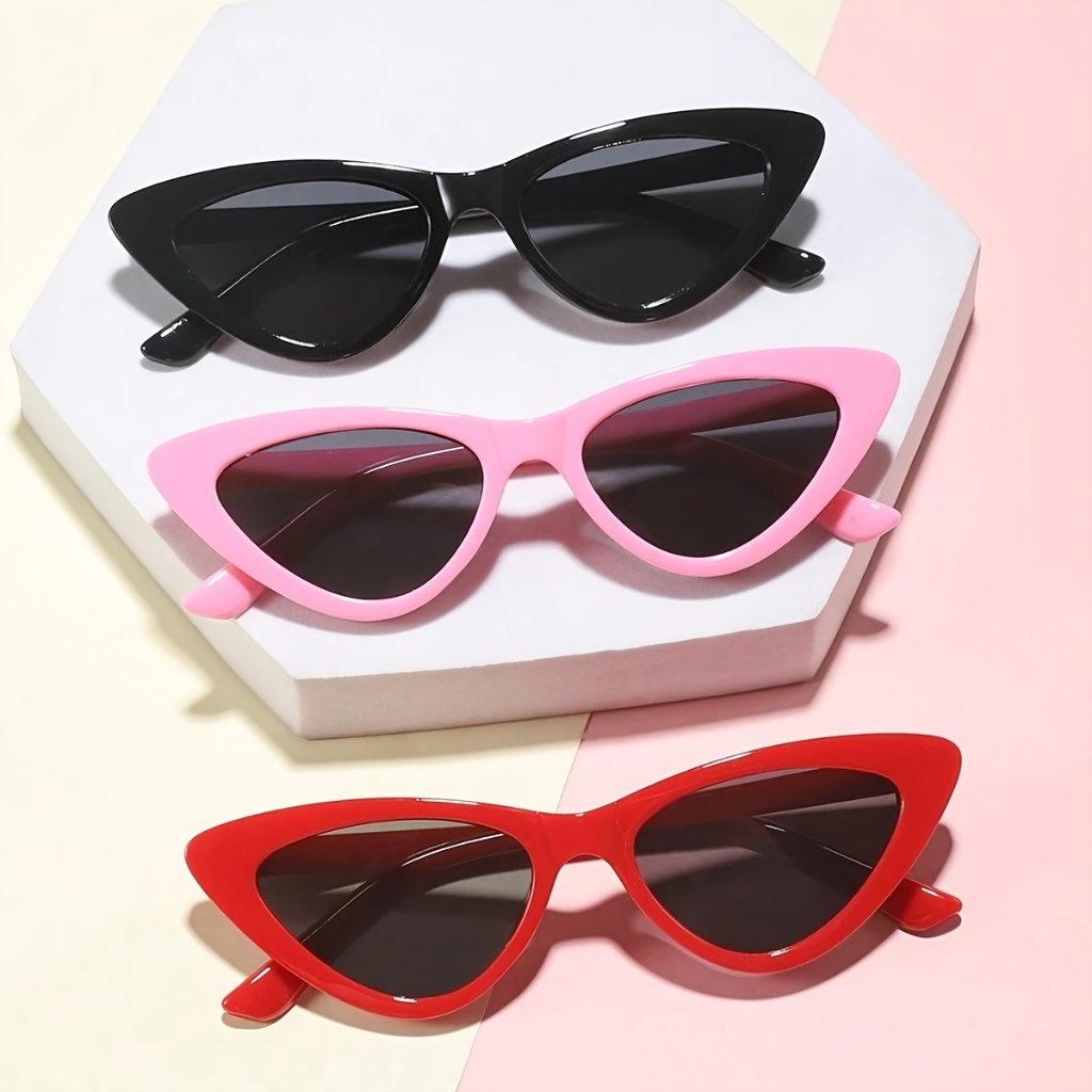 Óculos de Sol Infantil em Forma de Gatinho 😎 Proteção UV400 - Leve, Colorido e Estiloso em Oferta na Shopee