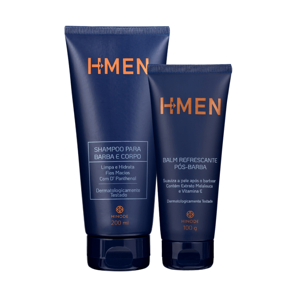 Kit H-men Shampoo e Balm Pós Barba