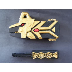 Morfador Power Rangers Dino Trovão Cosplay Impressão 3d