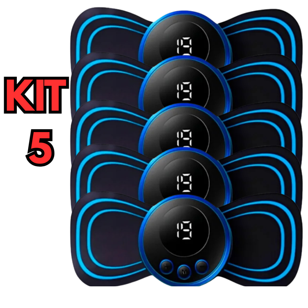 Kit 5 Mini Massageador Magnético Cervical - Uso Dia a Dia , Alivia Estresse e Dores no Corpo , blackfriday*