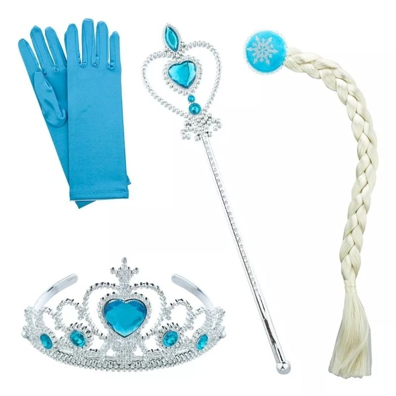 Fantasia Infantil Kit Frozen Elsa e Ana