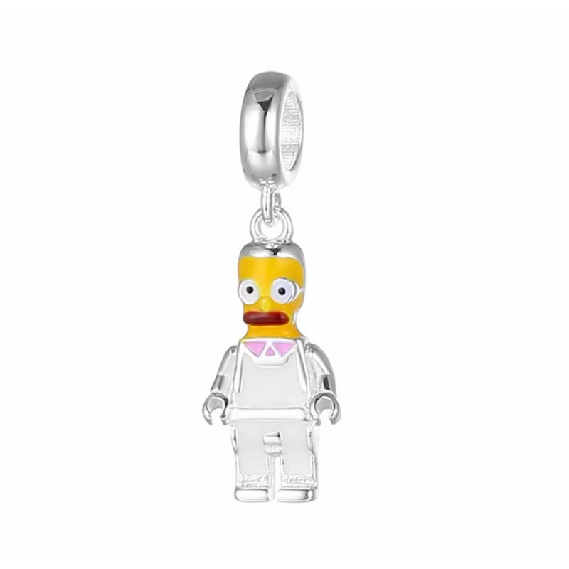 Berloque Homer Simpson Os Simpsons - Prata 295