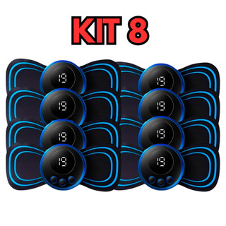 Kit 8 Mini Massageador Elétrico Magnético Ótimo para Dores no Corpo , EMS para o dia a dia , blackfriday*
