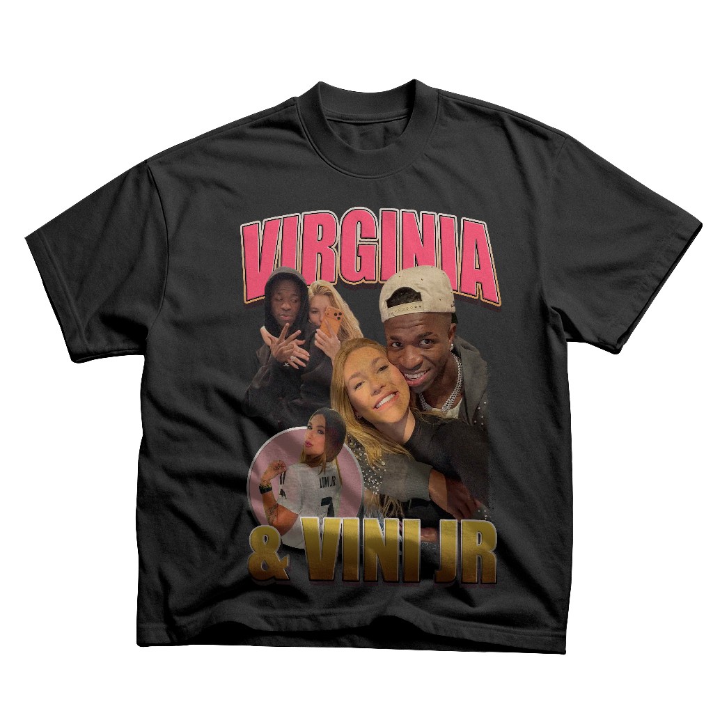 Camiseta Lançamento Casal VeV Jogador VINI 7 & VIRGINIA Adulto/Infantil em Oferta na Shopee