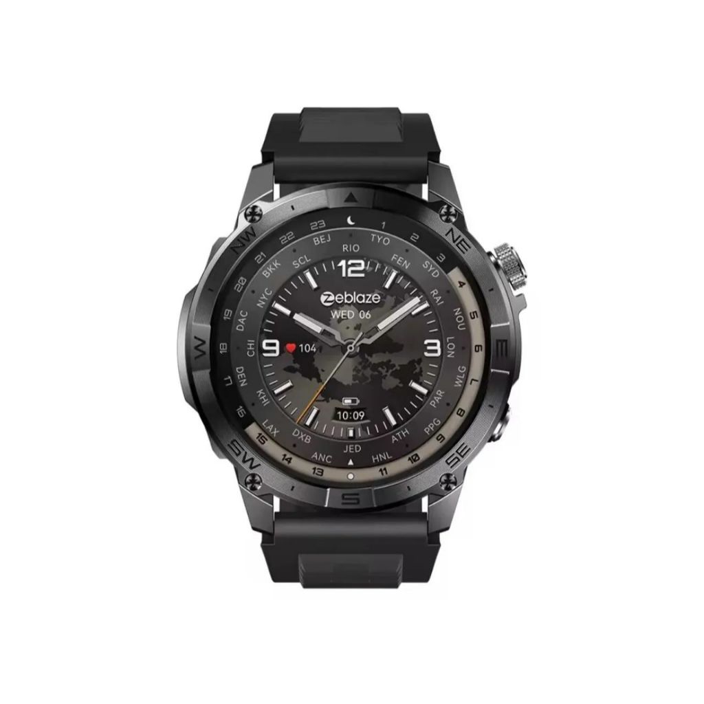Smartwatch Zeblaze Stratos 2 Plus Gps Baromêtro Bússola Caixa Preta Lançamento 2025