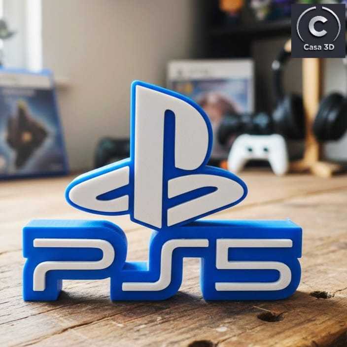 Placa inspirada em Video game Logo - Impressão 3D | Decoração Gamer Setup