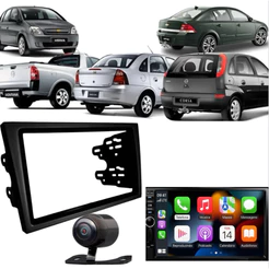 Kit Multimídia MP5 Corsa Meriva Vectra Montana 2002 A 2012 + Moldura + Camera de ré