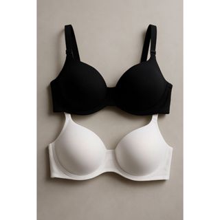 kit c/2 Ou 1 Sutiã Básico Reforçado de Microfibra Com Bojo Lingerie Promoção Direto Da Fábrica em Oferta na Shopee