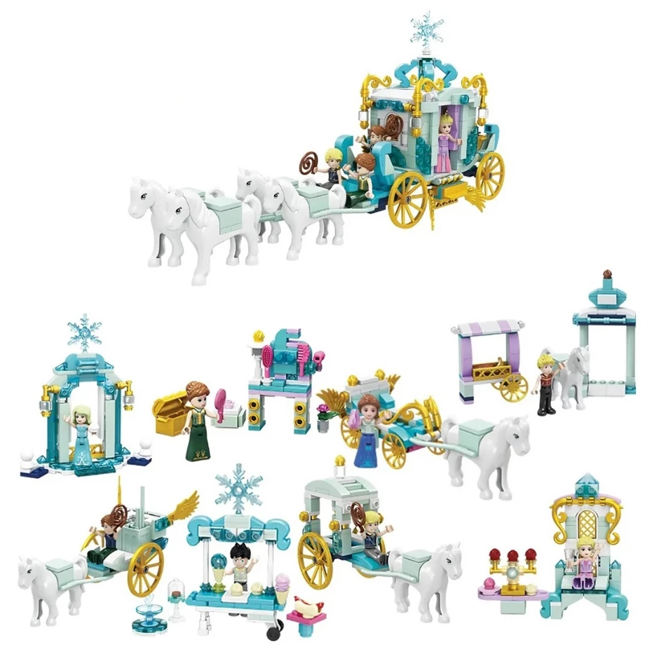 Princesa do Gelo Blocos de Montar POLIBRINQ Brinquedo para Crianças Educativo em Oferta na Shopee