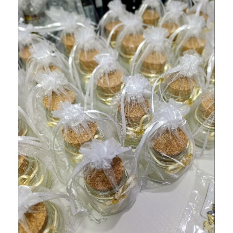 kit de 20  lembrancinha vela aromatica, batizado, aniversários, casamentos, 15 anos