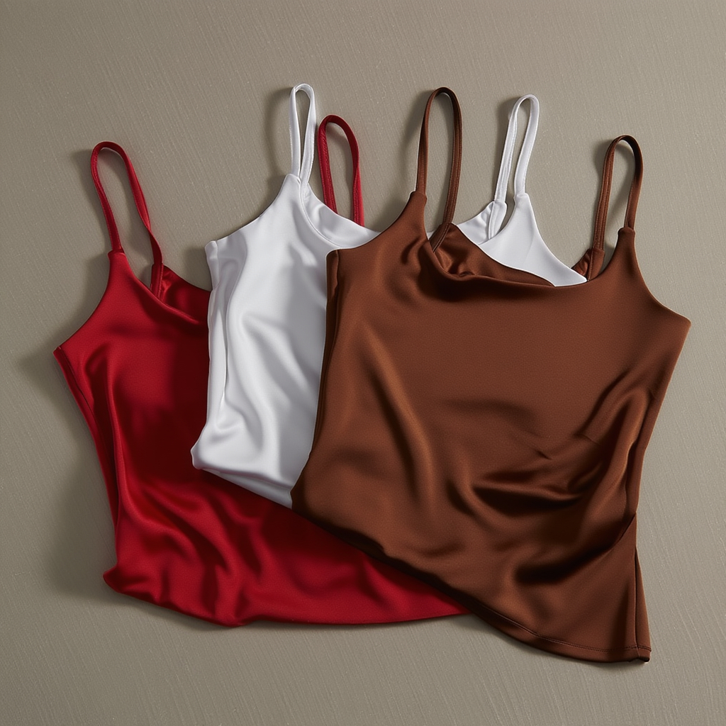 Kit 3 Blusas Regata Feminina Alcinha Fina Suplex Blusa Básica Feminina Roupa de Verão Estilo Casual