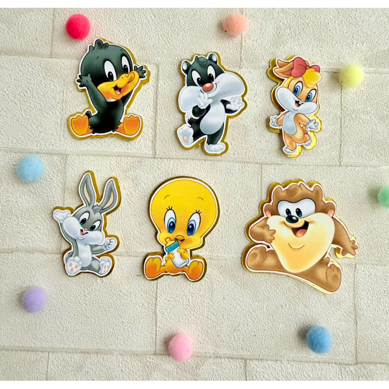 Aplique 3D BABY LOONEY TUNES em Oferta na Shopee