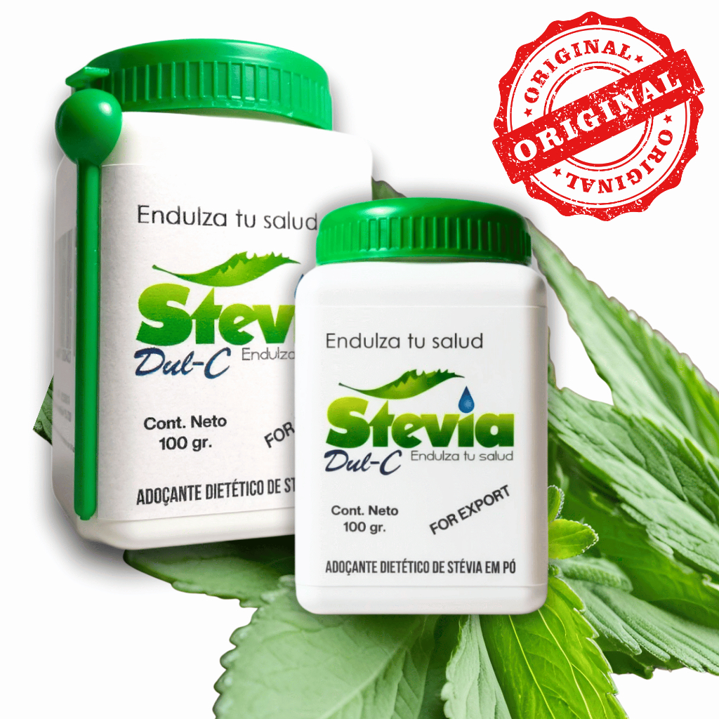 Adoçante Stevia Original Dulc 100g S/Amargor - Ajuda na Diabetes