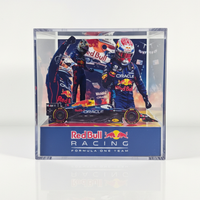 Cubo diorama Max Verstappen  F1 Exclusivo
