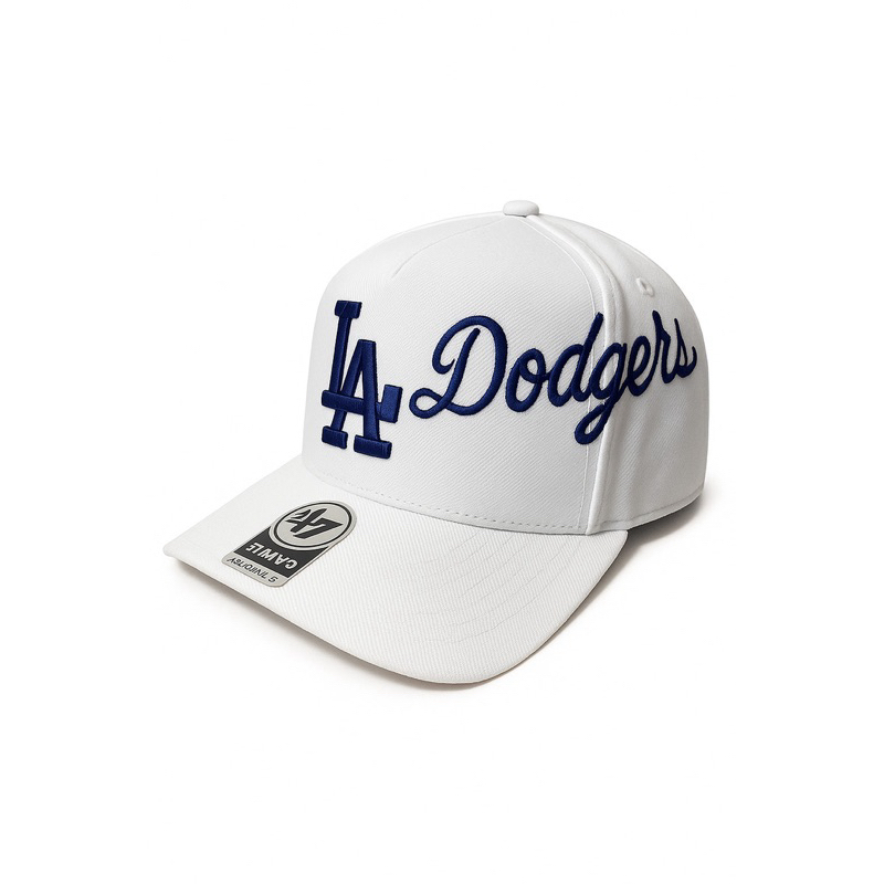 Boné Bordado  street estilo LA  Dodgers Snapback ajustavel aba curva em Oferta na Shopee