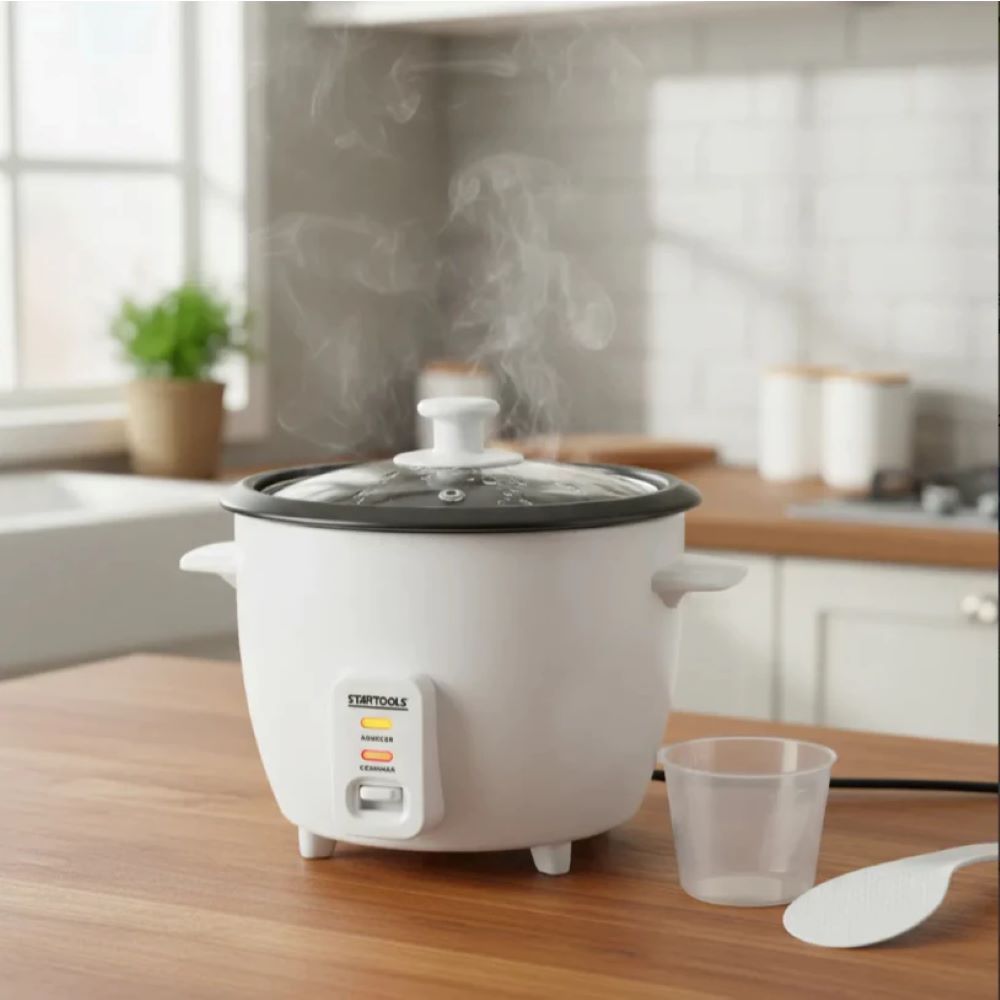Panela Arroz Elétrica Capacidade 13 Litros Cozinha Prática Automática Branca