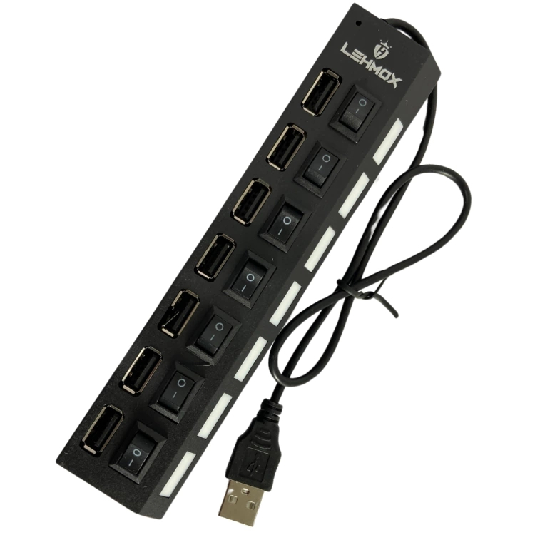 HUB USB 2.0 7USB LEY-02 LEHMOX