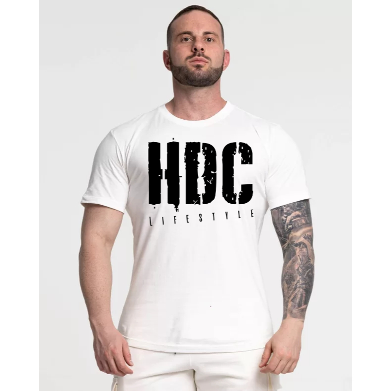 Camiseta Oversized Premium HDC Lifestyle Academia Hardcore Estampa Gorilla Fitness Estilo Streetwear