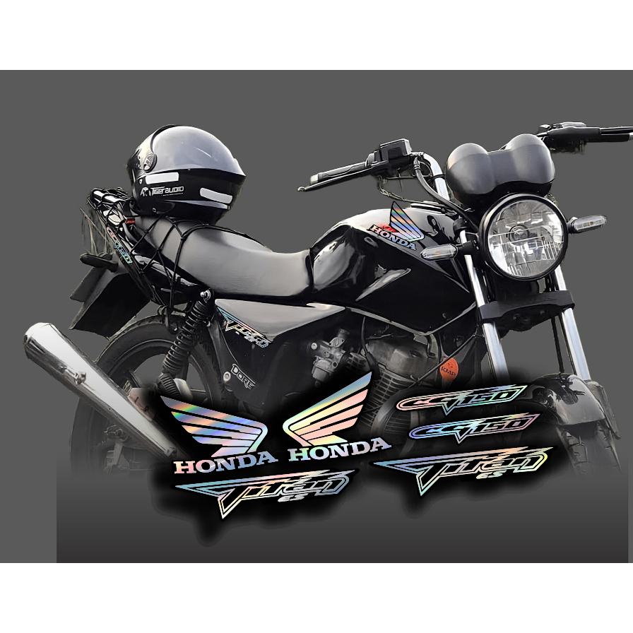 Adesivos holográfico para moto titan 150 2008 em Oferta na Shopee