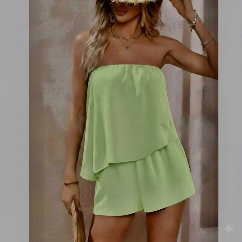 CONJUNTO GABRIELA| Casual verão |tecido marrante em Oferta na Shopee