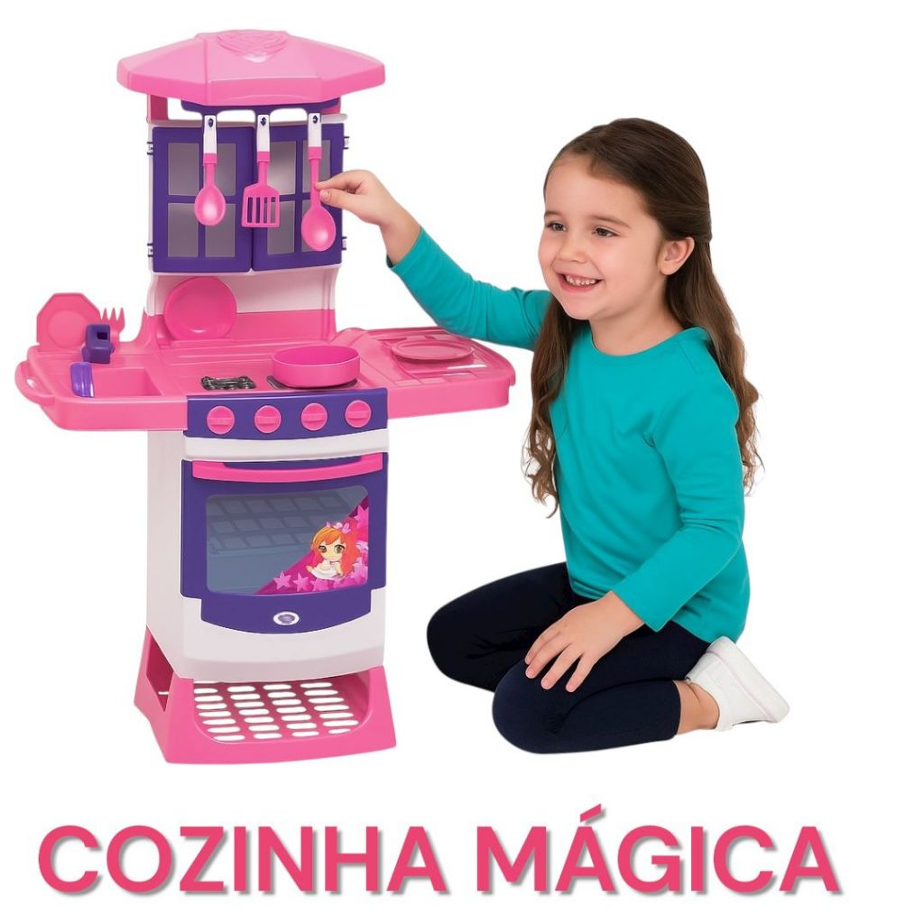 Cozinha Infantil Magic Toys Completa: Onde Comprar | BuscaProdutos